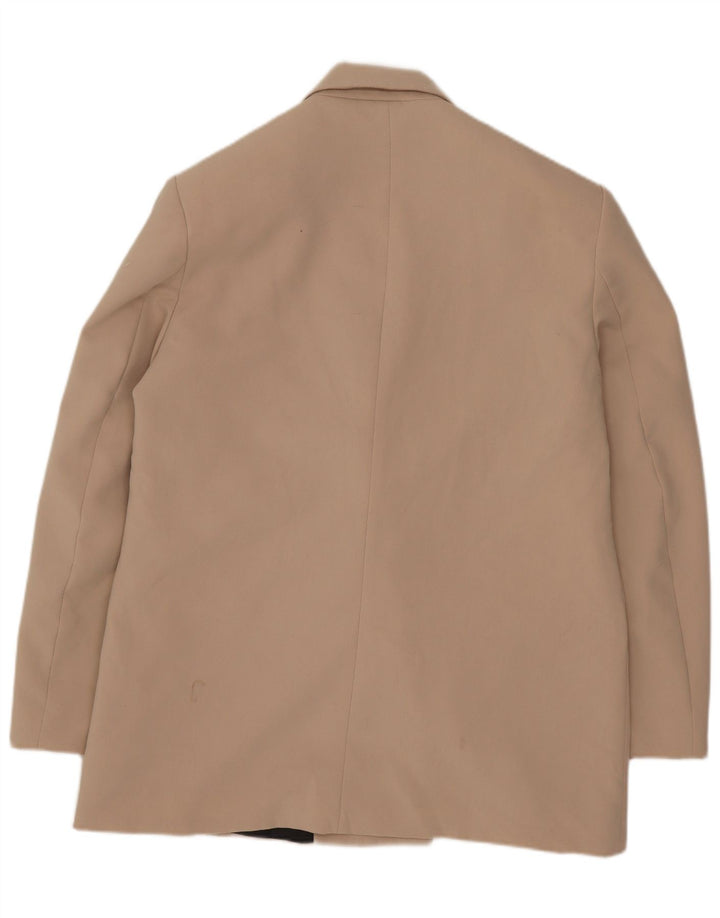 Damska marynarka Zara Oversize z podwójnymi piersiami UK 10 Small Beige