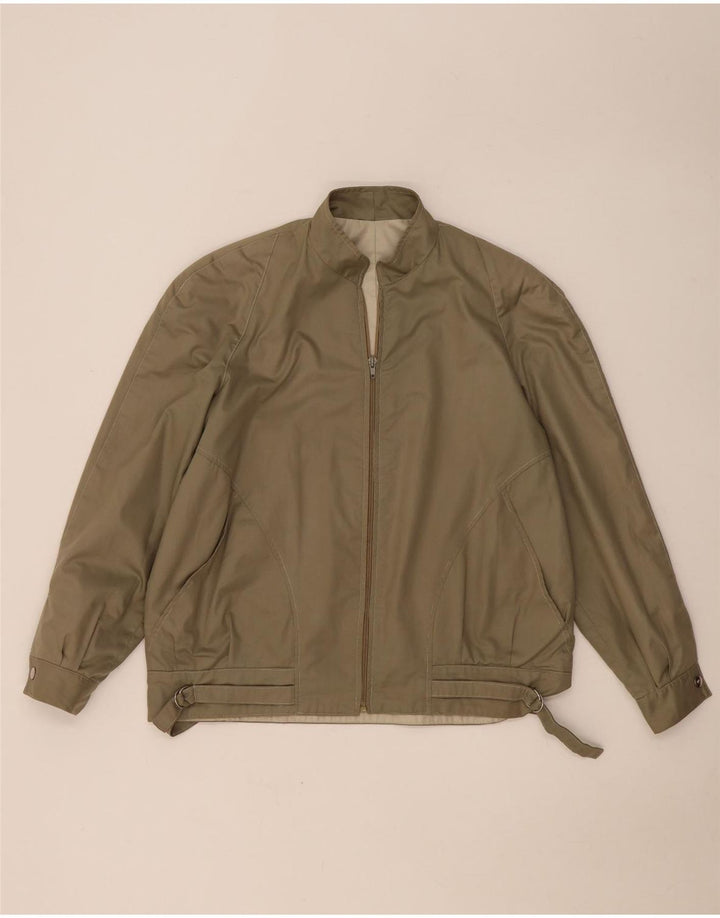 Męska kurtka bomberka VINTAGE UK 40, duża khaki