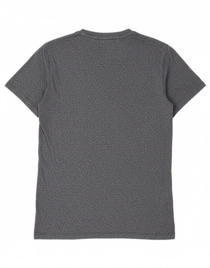 T-shirt męski Superdry, mały, bawełniany w granatowe plamki