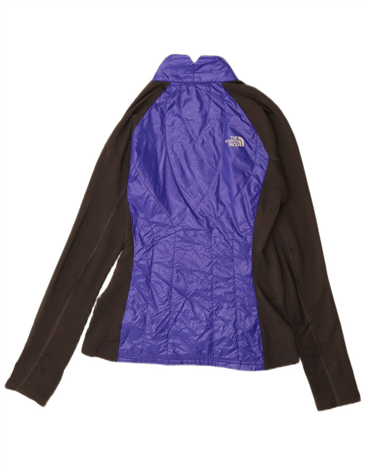 THE NORTH FACE Womens Tracksuit Top Jacket UK 12 Medium Blue Colourblock