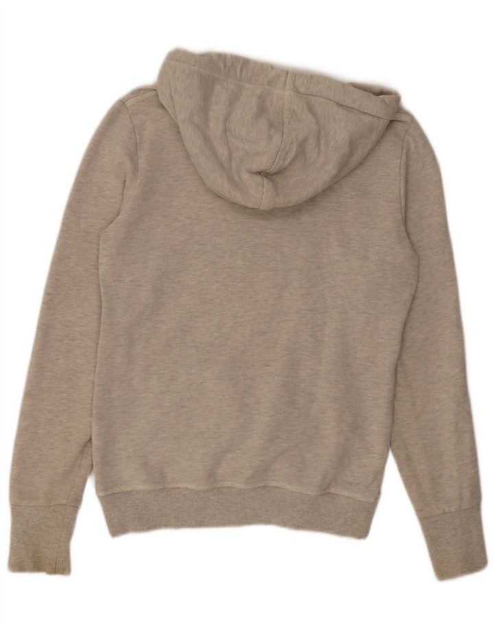 Męski sweter z kapturem Superdry z grafiką, mały, szary, bawełniany