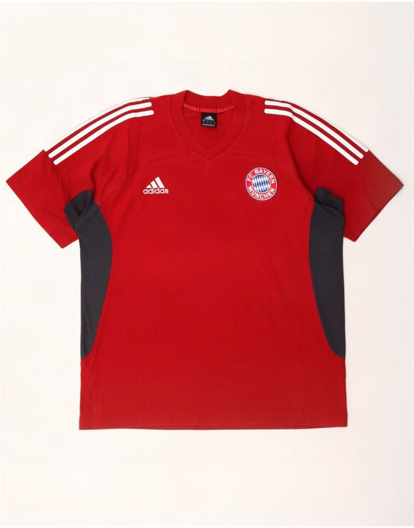 Koszulka męska Adidas FC Bayern Monachium Top UK 42/44 XL w kolorze czerwonym