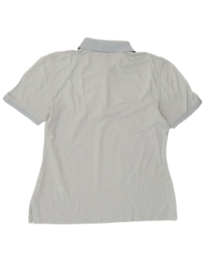 Damska koszulka polo TOMMY HILFIGER UK 14, duża, niebieska, bawełniana