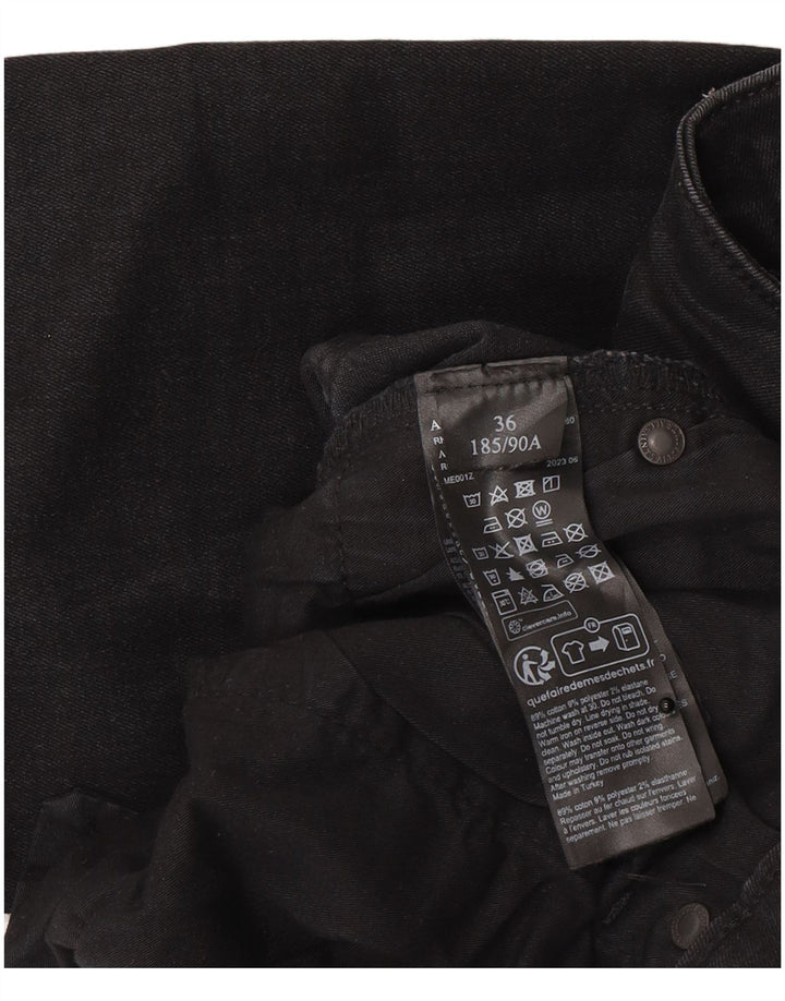 All Saints Męskie Ronnie Slim Jeans W36 L30 Czarna bawełna
