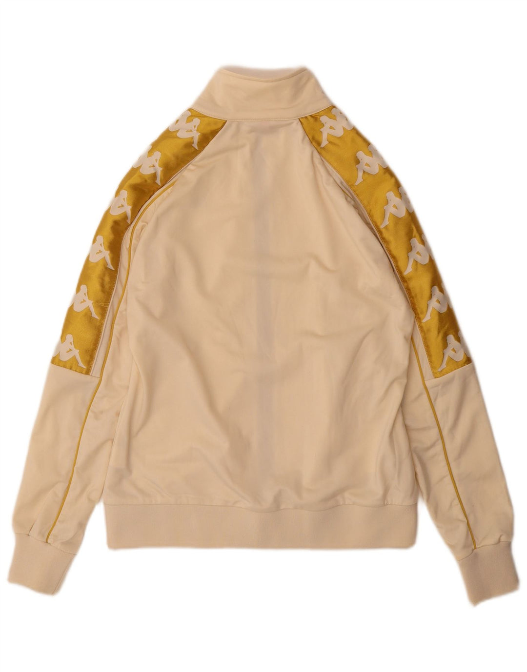 Damska kurtka dresowa Kappa Graphic UK 10 Small Beige Colorblock