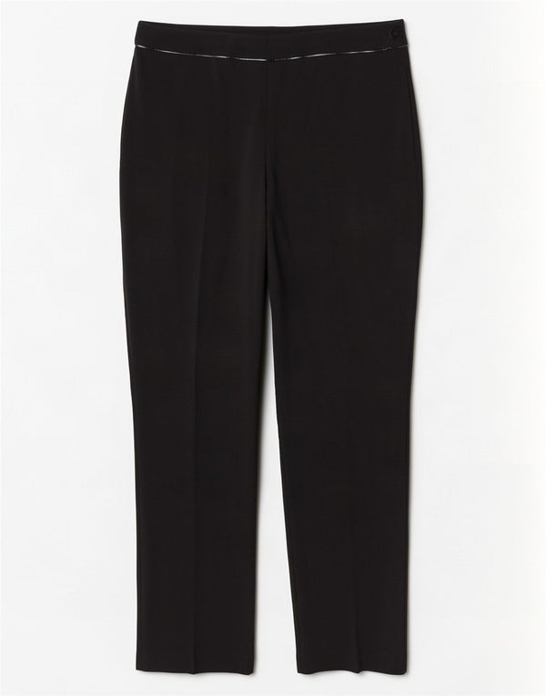 Marks & Spencer Damskie proste spodnie codzienne UK 14 duże W32 L32 czarne