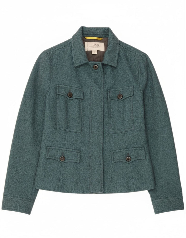 Damska kurtka użytkowa Marlboro Classics UK 12 Średnio niebieska wełna