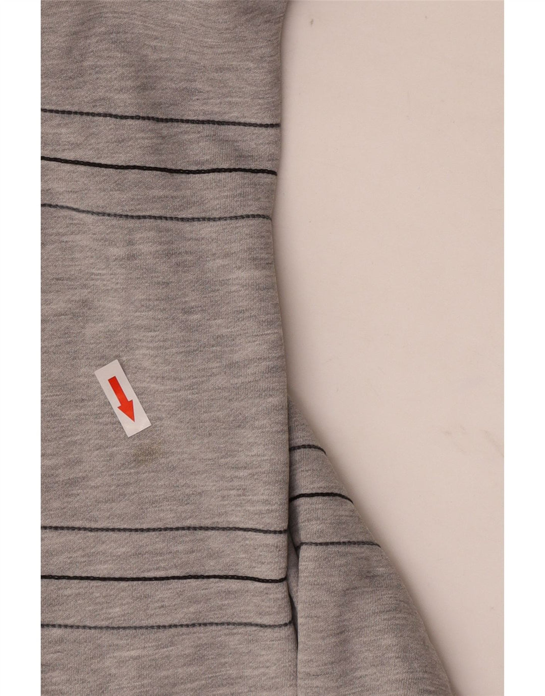 Bluza męska Adidas, duża, szara, bawełniana w paski