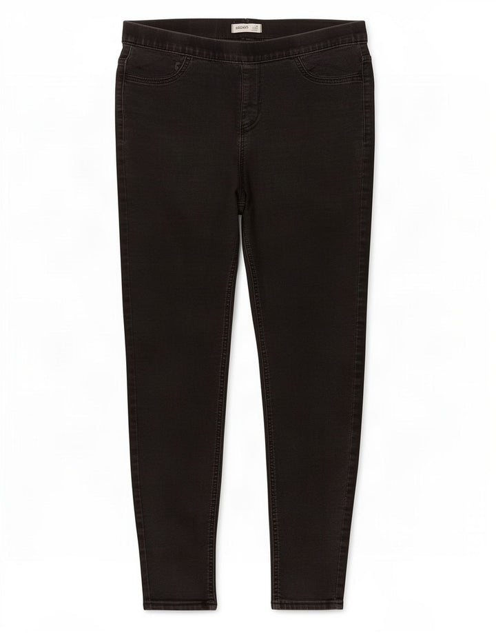 Marks & Spencer Damskie jeansy Jegging UK 14 Medium W30 L29 Czarna bawełna