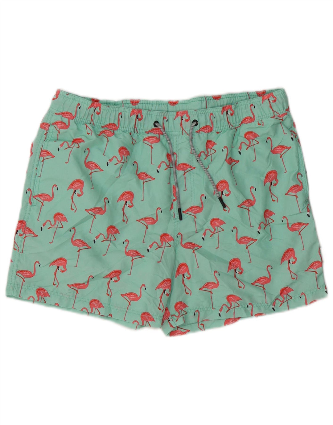 Męskie spodenki kąpielowe Jack & Jones Flamingo, średni zielony poliester
