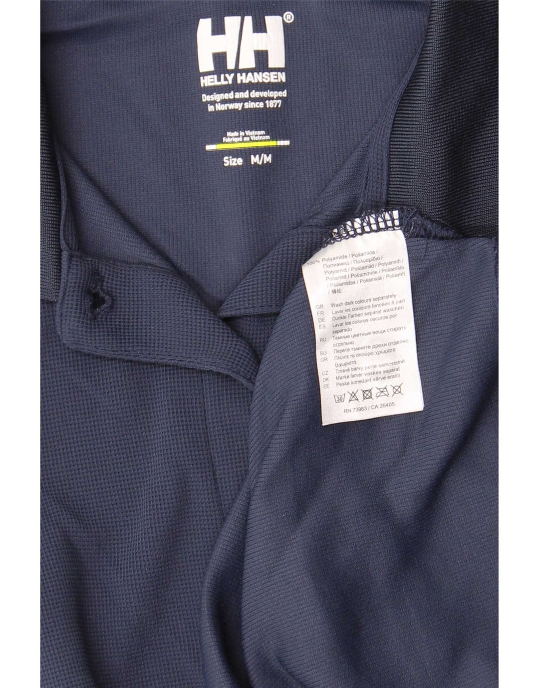 Damska koszulka polo Helly Hansen UK 14 Średni granatowy poliamid