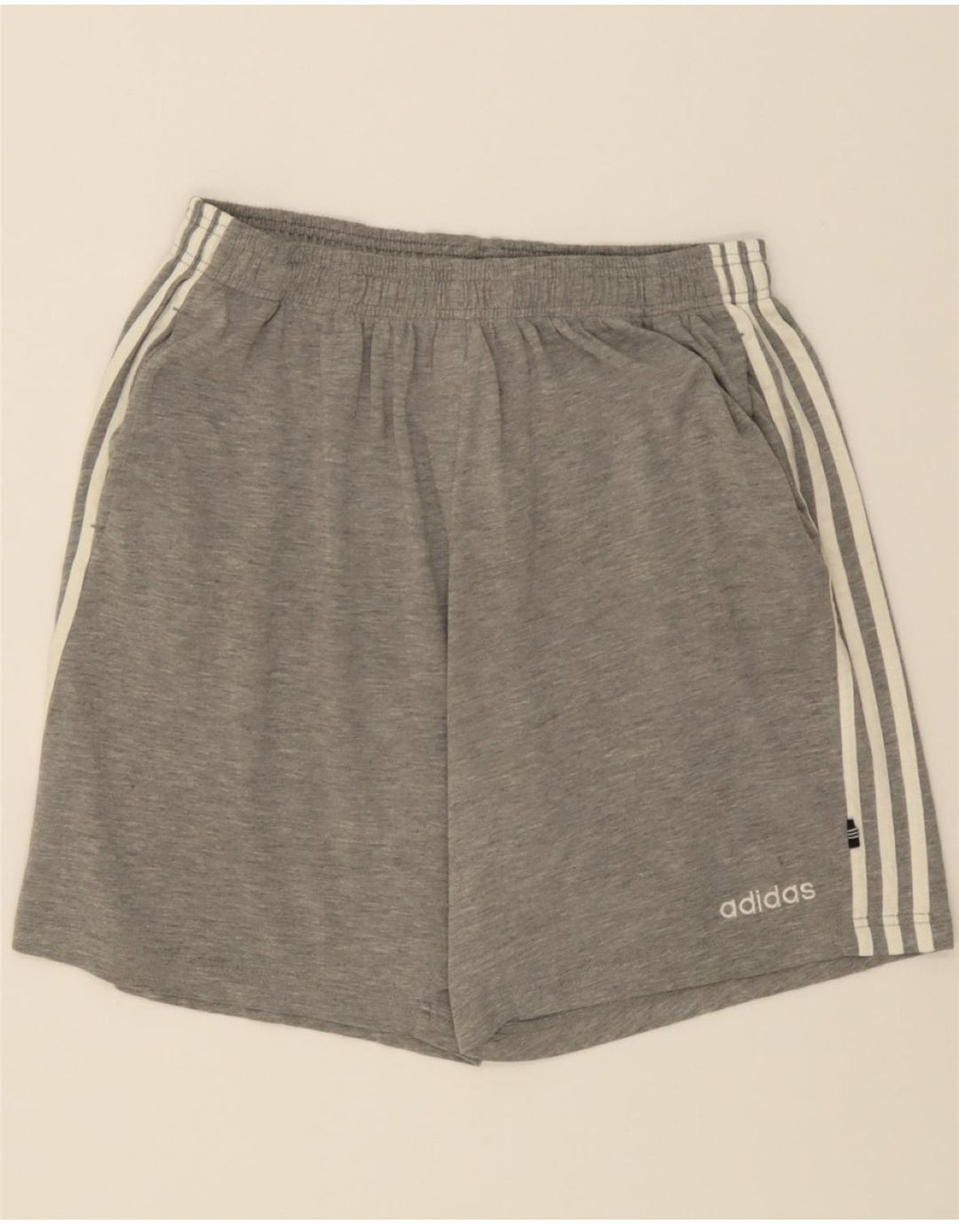 ADIDAS Mens Sport Shorts Large  Grey Cotton Vintage Adidas and Second-Hand Adidas from Messina Hembry 