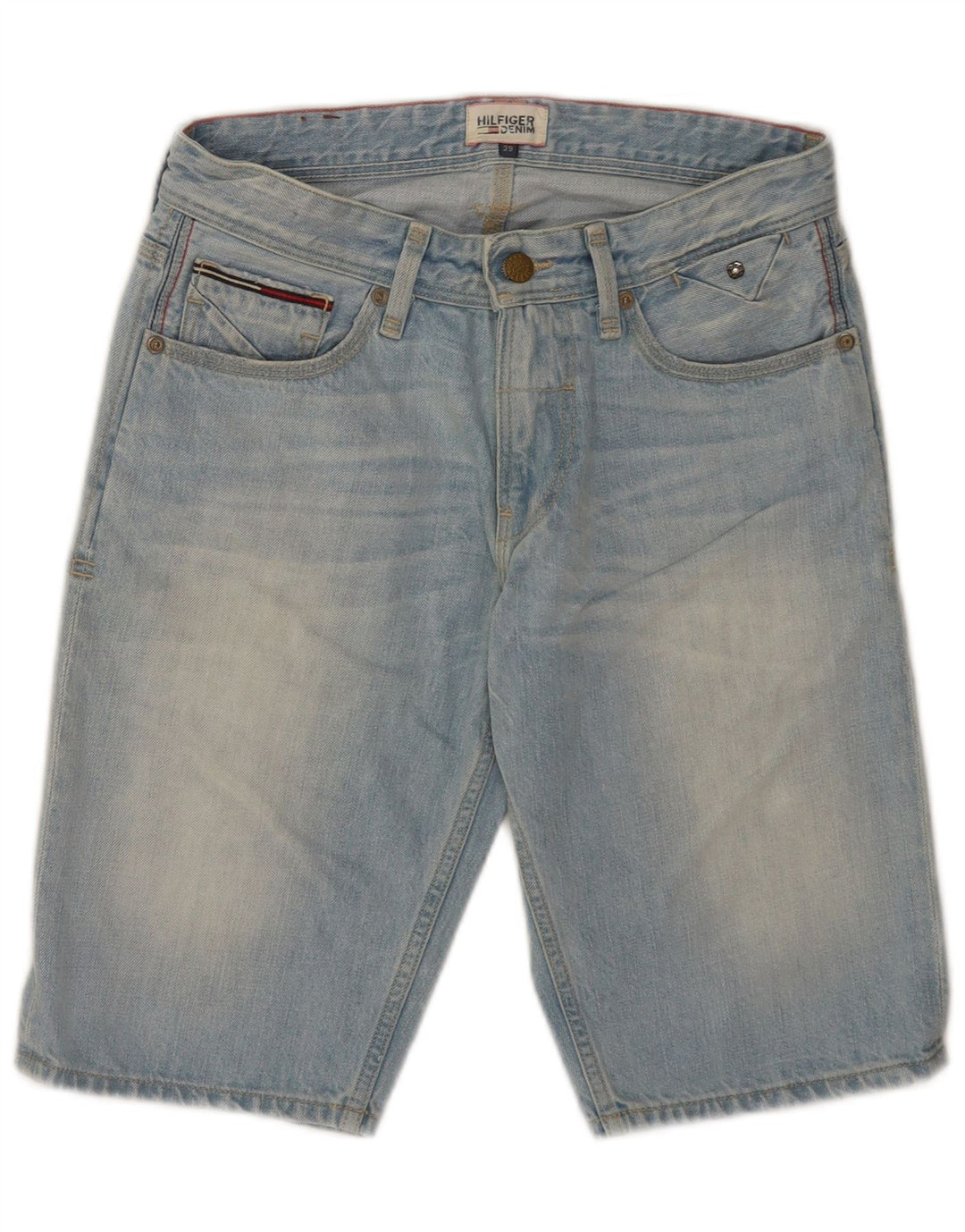 Męskie spodenki dżinsowe Tommy Hilfiger W29 Średnioniebieskie, bawełniane