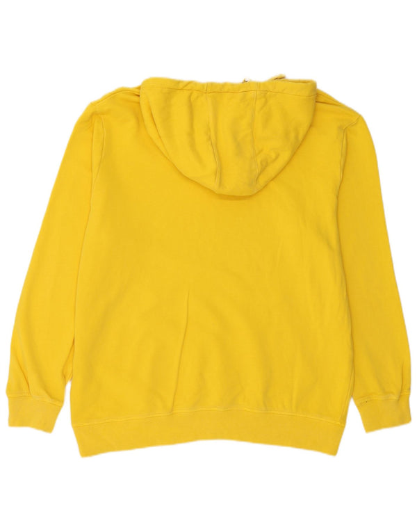 Męska bluza z kapturem PEPE Jeans o regularnym kroju XL, żółta, bawełniana