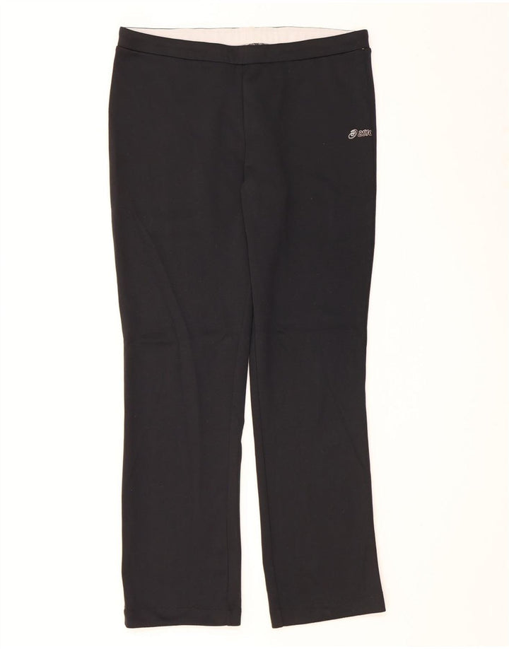 Damskie spodnie dresowe Asics UK 18 XL, czarne, poliamidowe