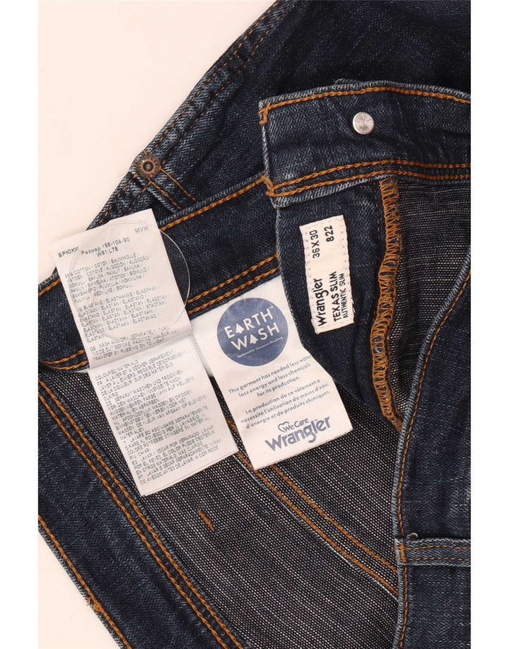 Męskie jeansy Wrangler W36 L30 Granatowe, bawełniane