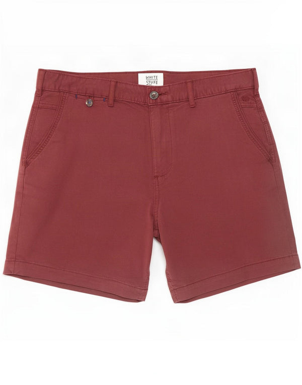 Męskie spodenki Chino White Stuff W34, duże, bordowe, bawełniane