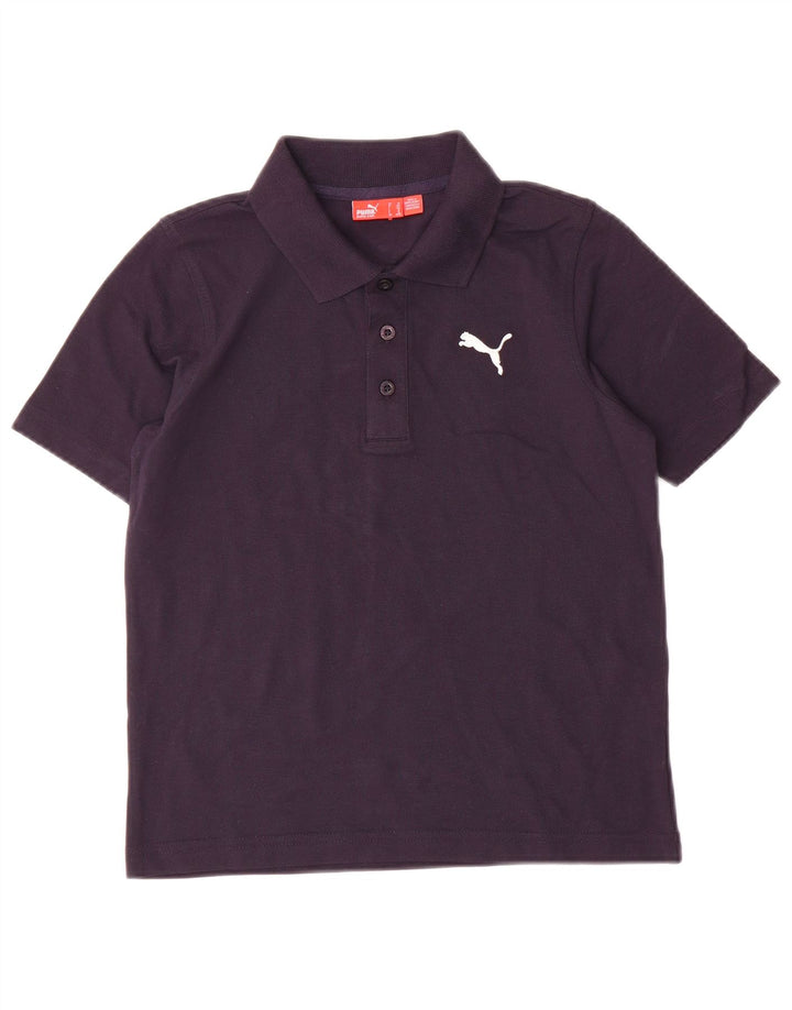 Chłopięca koszulka polo Puma 9-10 lat, granatowa, bawełniana