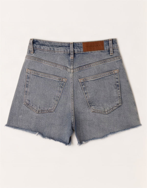 Damskie spodenki dżinsowe Topshop Mom UK 8 Small W25 Niebieskie