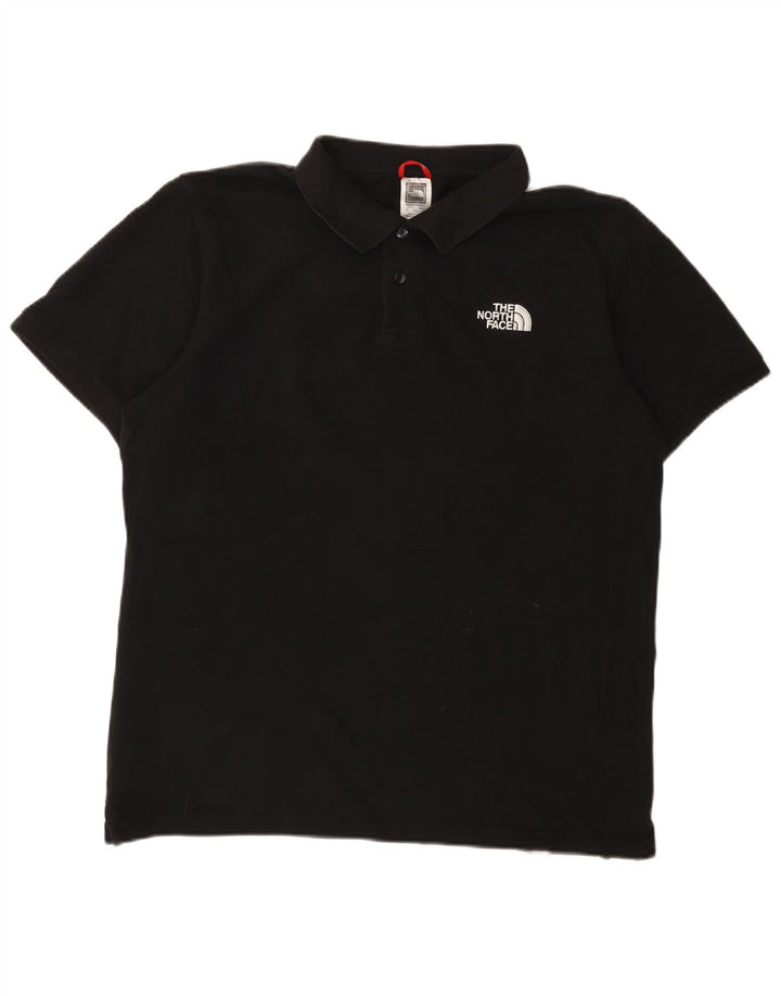 Męska koszulka polo The North Face, duża, czarna, bawełniana