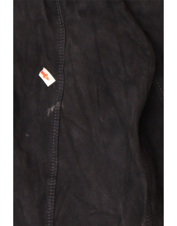 Damska zamszowa kurtka bomber Jeckerson UK 18 XL granatowa