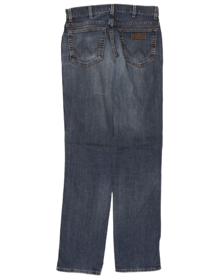 Męskie jeansy WRANGLER Texas Stretch Straight W32 L36 Niebieskie, bawełniane