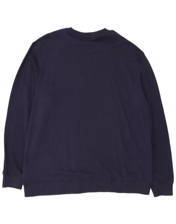 Sweter męski Wrangler 2XL, granatowy, bawełniany