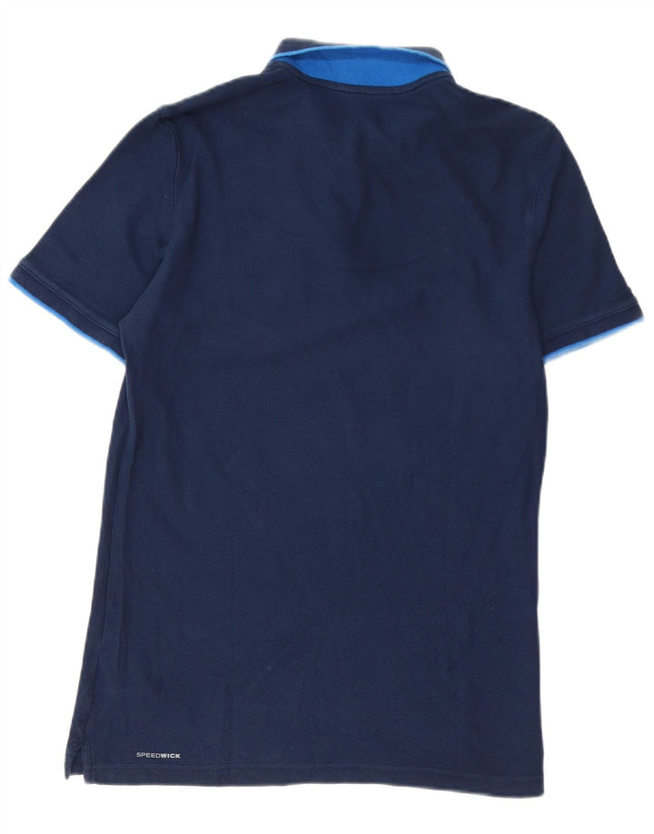 Męska koszulka polo REEBOK, średnia, granatowa, bawełniana