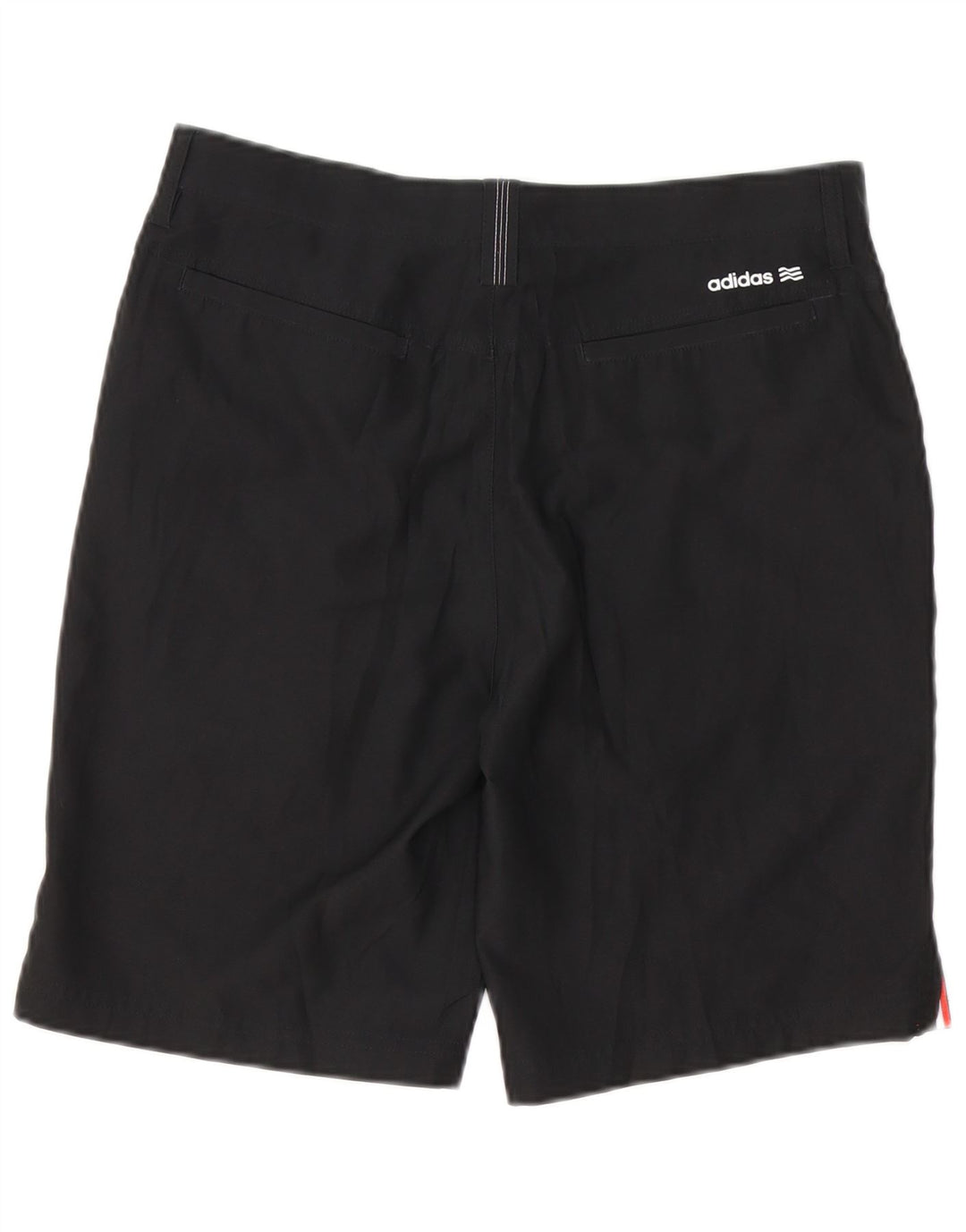 Męskie spodenki Chino ADIDAS, średnie W32, czarne, bawełniane