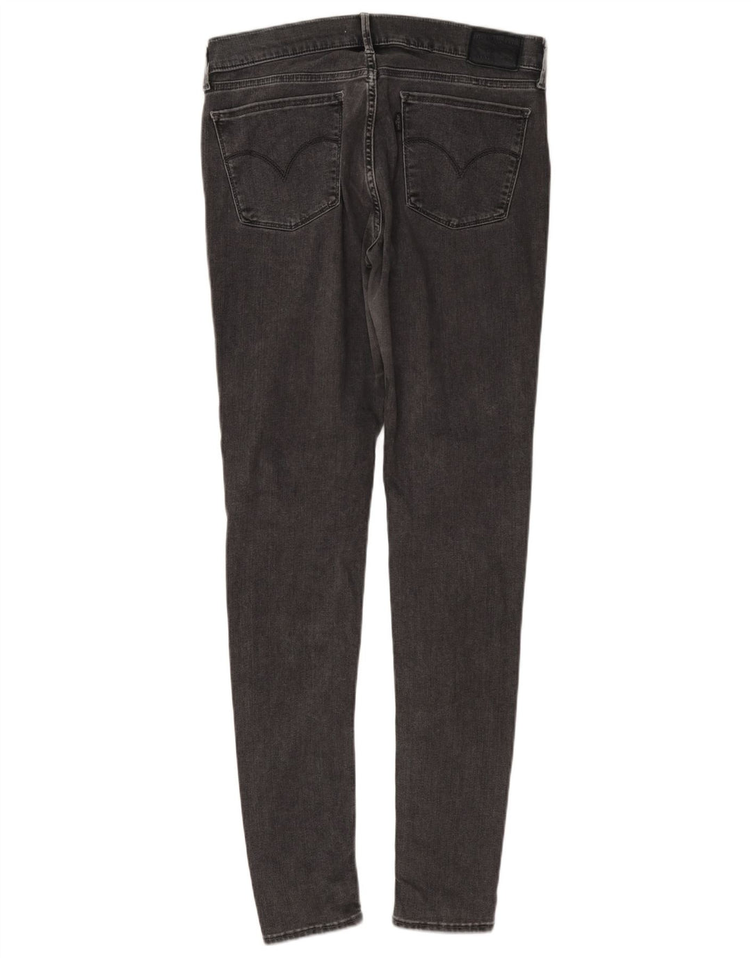 Damskie jeansy Levi's 710 Super Skinny W29 L32 Szara bawełna
