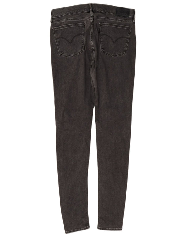 Damskie jeansy Levi's 710 Super Skinny W29 L32 Szara bawełna