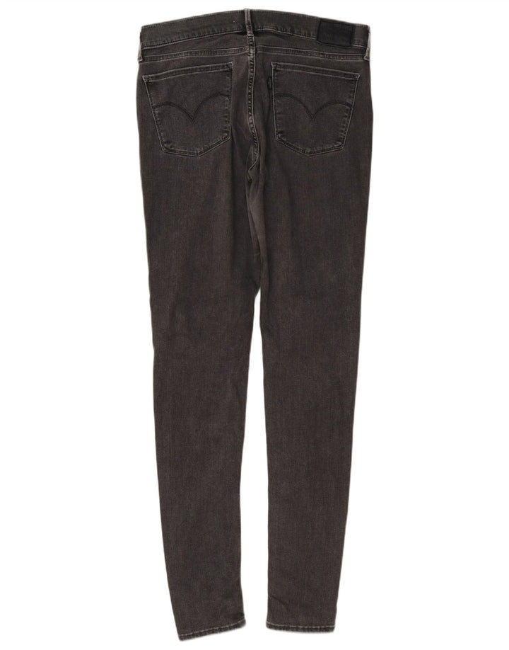 Damskie jeansy Levi's 710 Super Skinny W29 L32 Szara bawełna