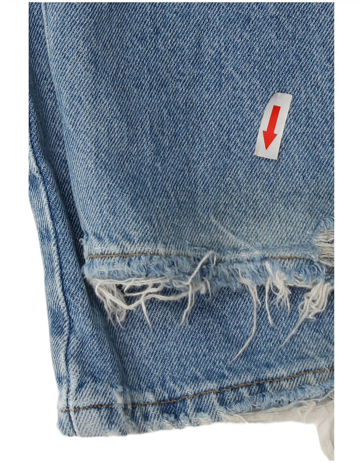Damskie jeansy Zara Cargo Loose EU 40 Medium W30 L30 Niebieskie bawełniane