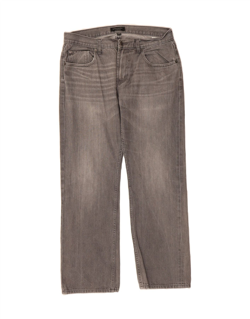 BANANA REPUBLIC Mens Straight Jeans W34 L32 Grey Cotton Vintage Banana Republic and Second-Hand Banana Republic from Messina Hembry 