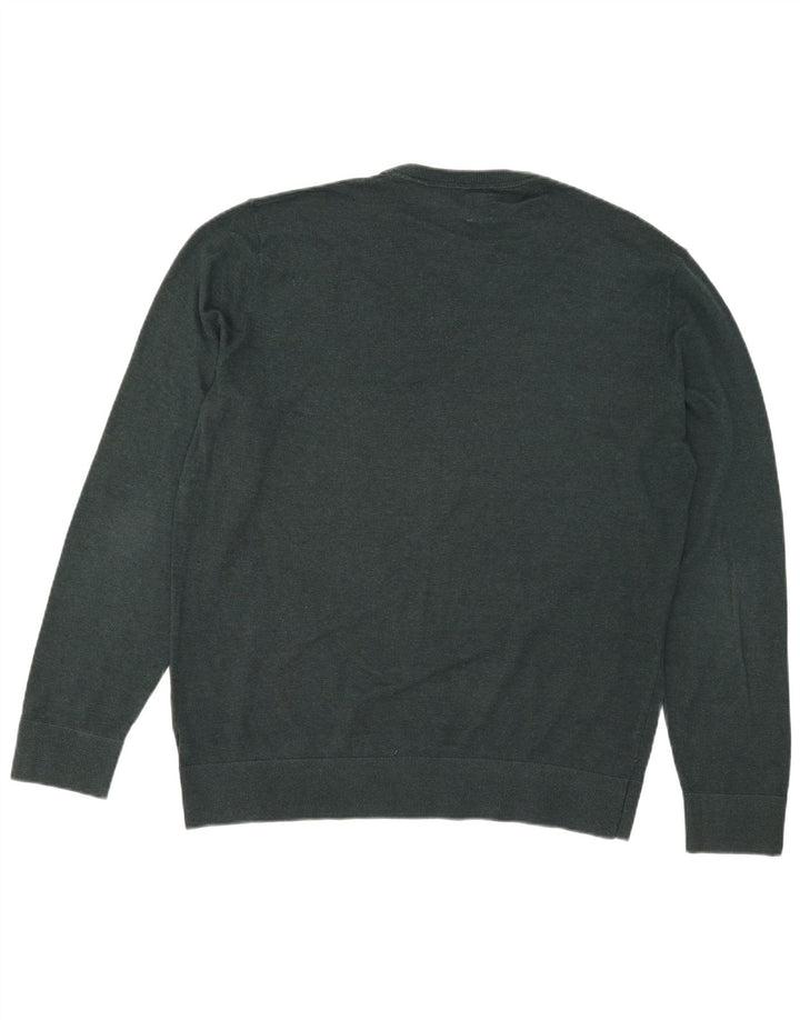 Męski sweter Gap z dekoltem w kształcie litery V, XL, zielony