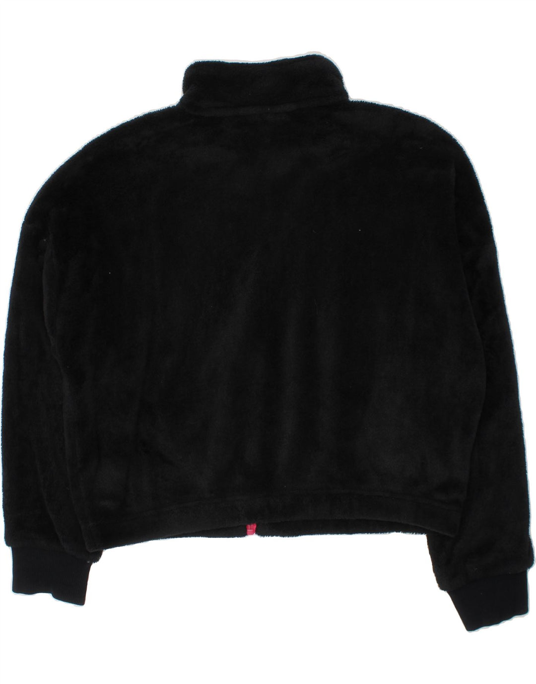 FILA Girls Fleece Jacket 11-12 Years Black Polyester Vintage Fila and Second-Hand Fila from Messina Hembry 