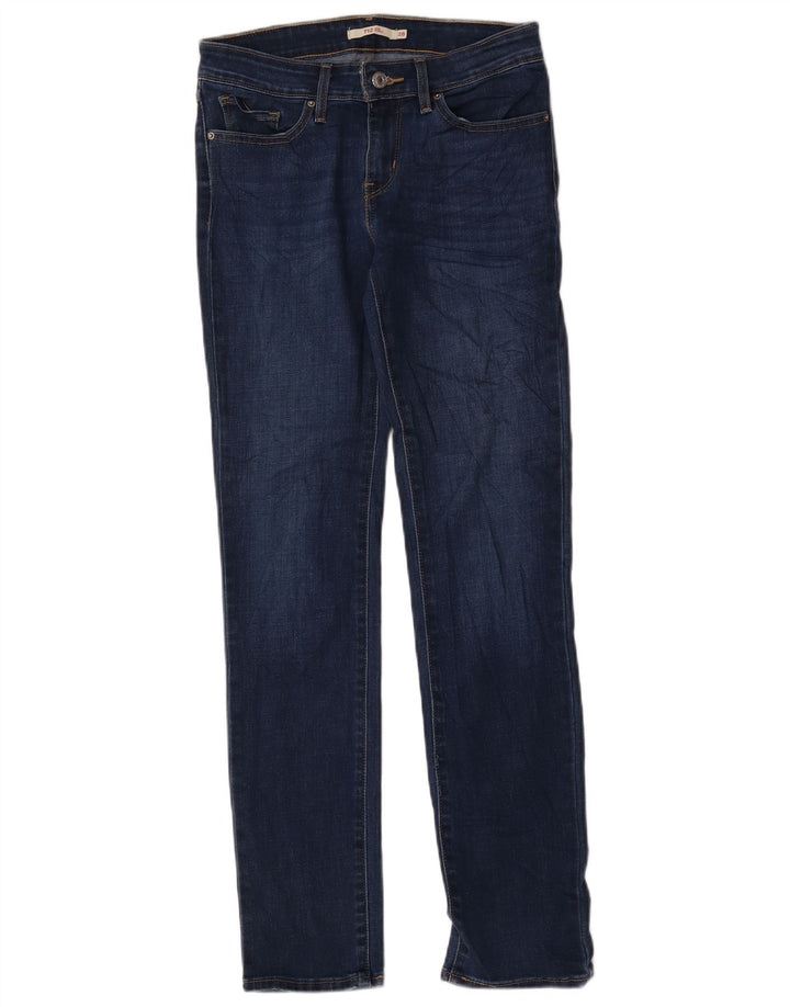 Damskie jeansy Levi's 712 Slim W28 L31 Niebieska bawełna