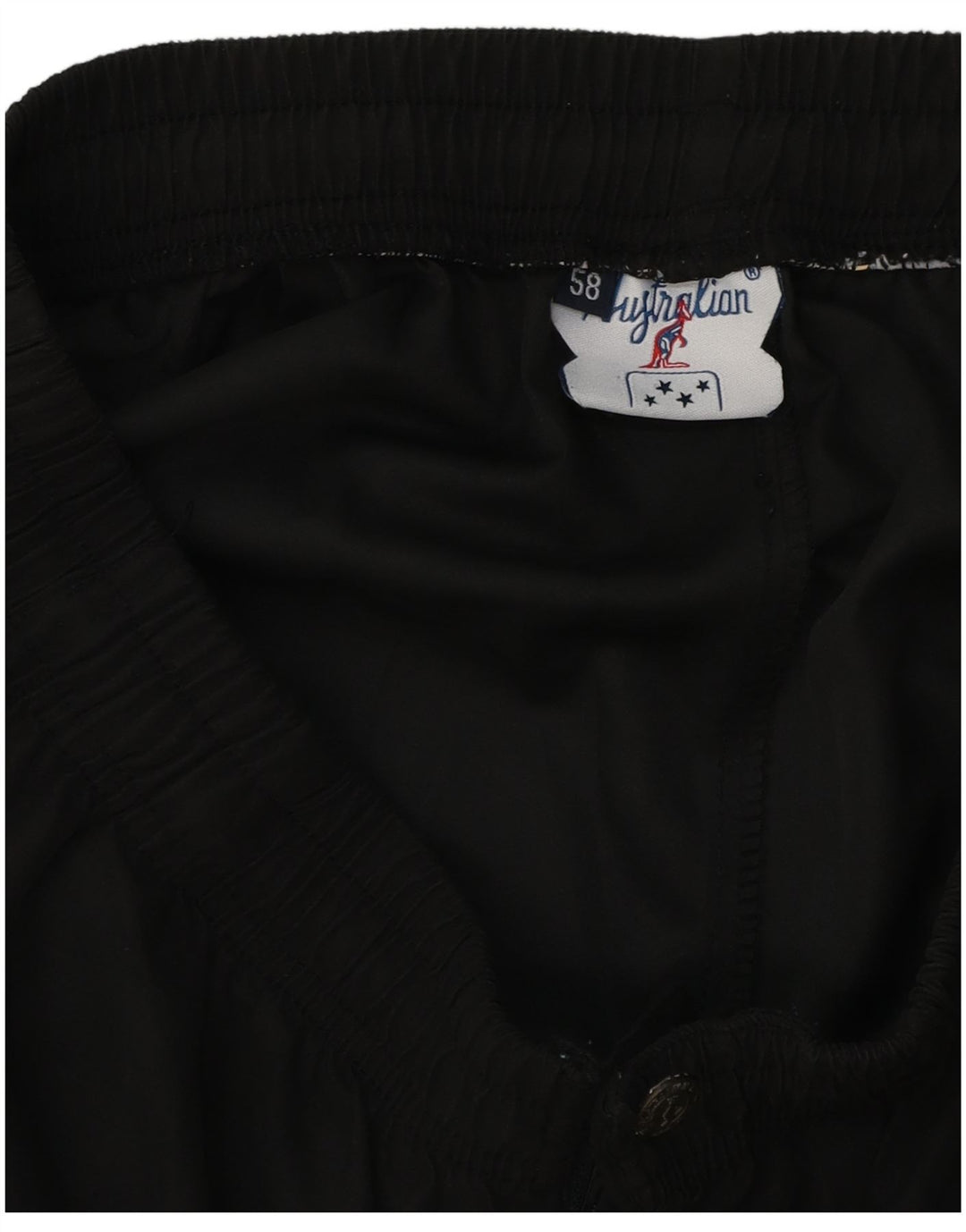 Męskie spodenki sportowe AUSTRALIAN L'ALPINA IT 58 2XL Czarny poliester