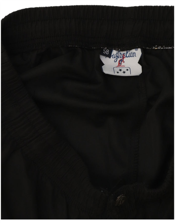 Męskie spodenki sportowe AUSTRALIAN L'ALPINA IT 58 2XL Czarny poliester