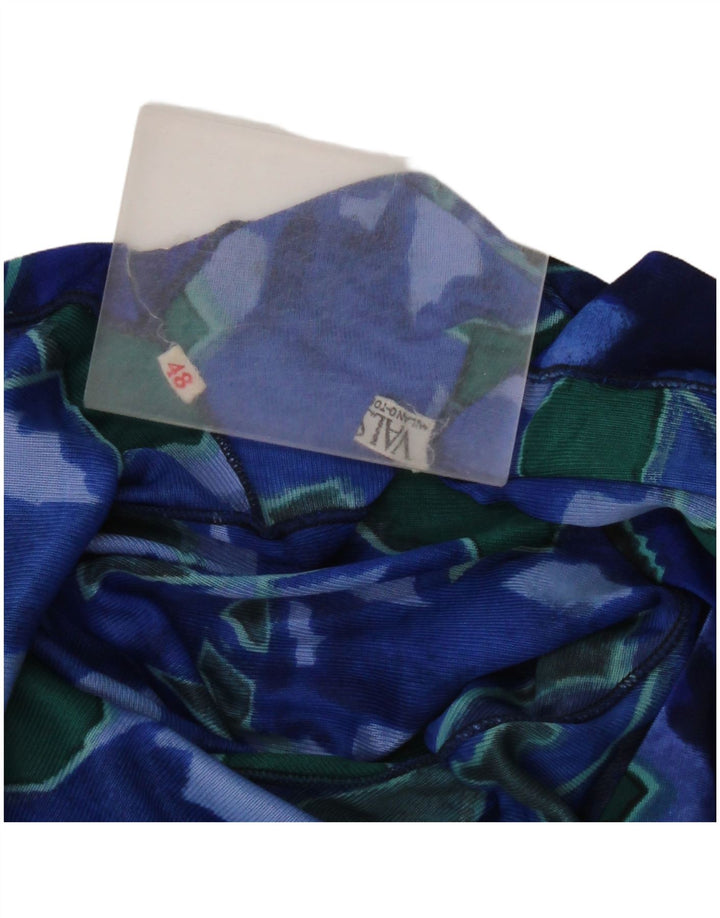 Damski top Valstar z abstrakcyjnym wzorem, rękaw 3/4, UK 18 XL, niebieski