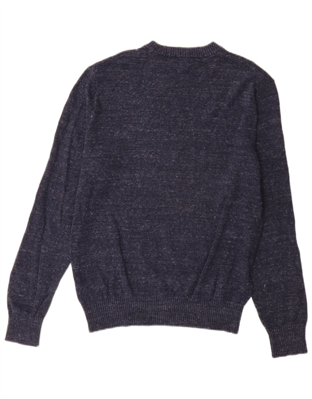Męski sweter Gap z okrągłym dekoltem, średni granatowy, bawełniany w cętki