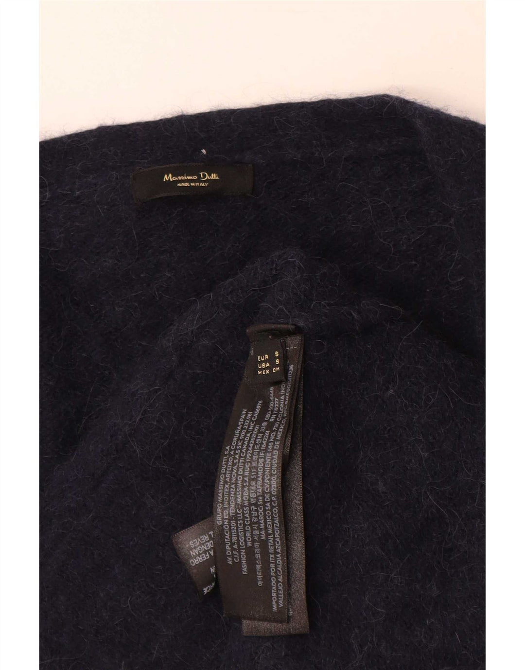 Sweter damski Massimo Dutti rozpinany UK 10, mały, granatowy, poliamid