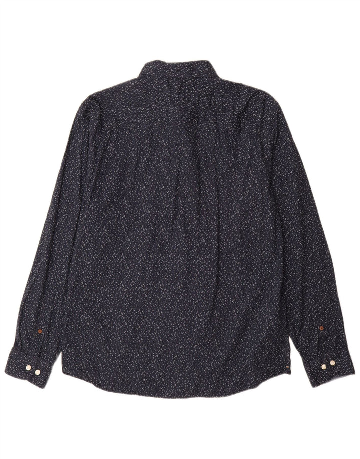 Koszula męska Jack & Jones XL, bawełniana w granatowe cętki