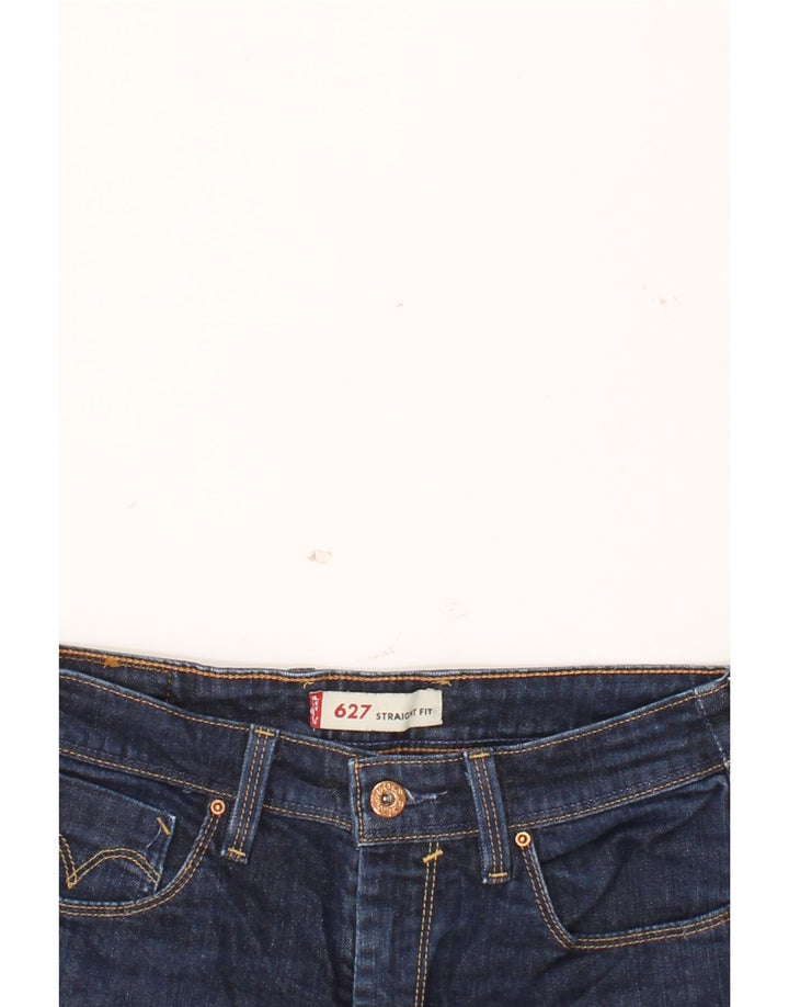 LEVI'S Womens 627 Denim Shorts W28 Medium Navy Blue Cotton Vintage Levi's and Second-Hand Levi's from Messina Hembry 