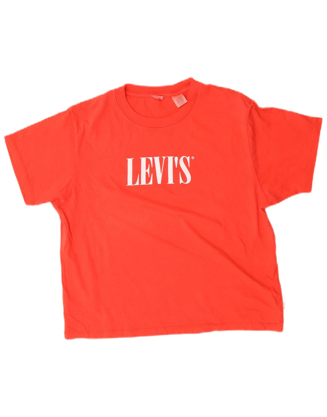 Damska koszulka oversize z grafiką Levi's Top UK 6 XS czerwona