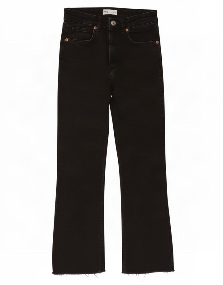 Damskie jeansy Bootcut Zara EU 36 XS W26 L26 Czarne