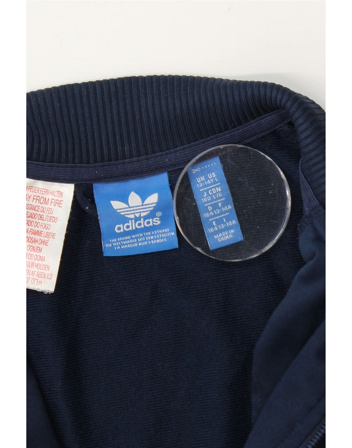 Kurtka chłopięca Adidas Dresowa Top 13-14 Lat Granatowa Poliester