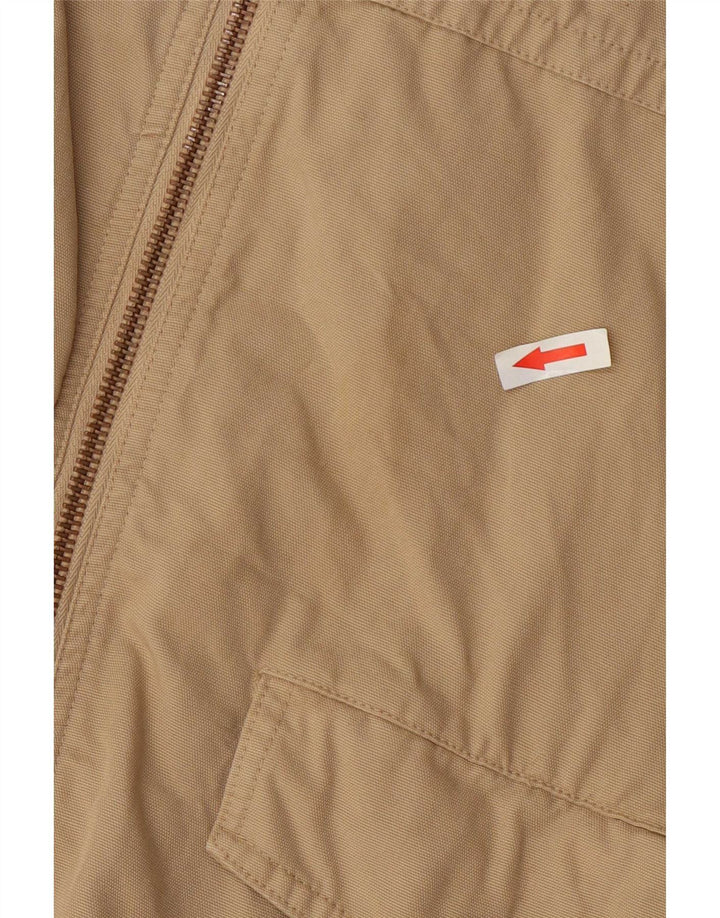 Męska kurtka bomberka Zara UK 42 XL, beżowa, bawełniana