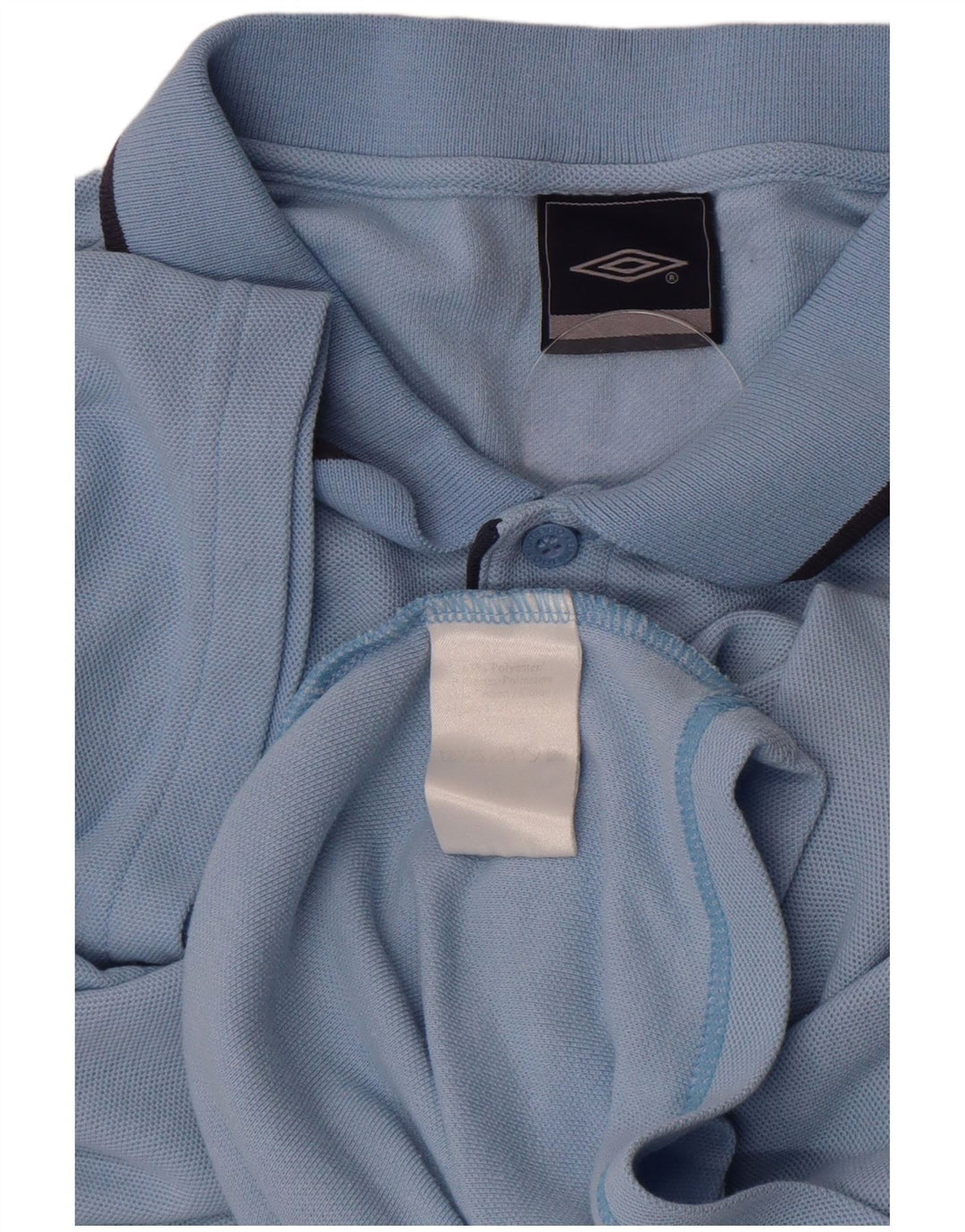 Męska koszulka polo Umbro 2XL, niebieska, poliester