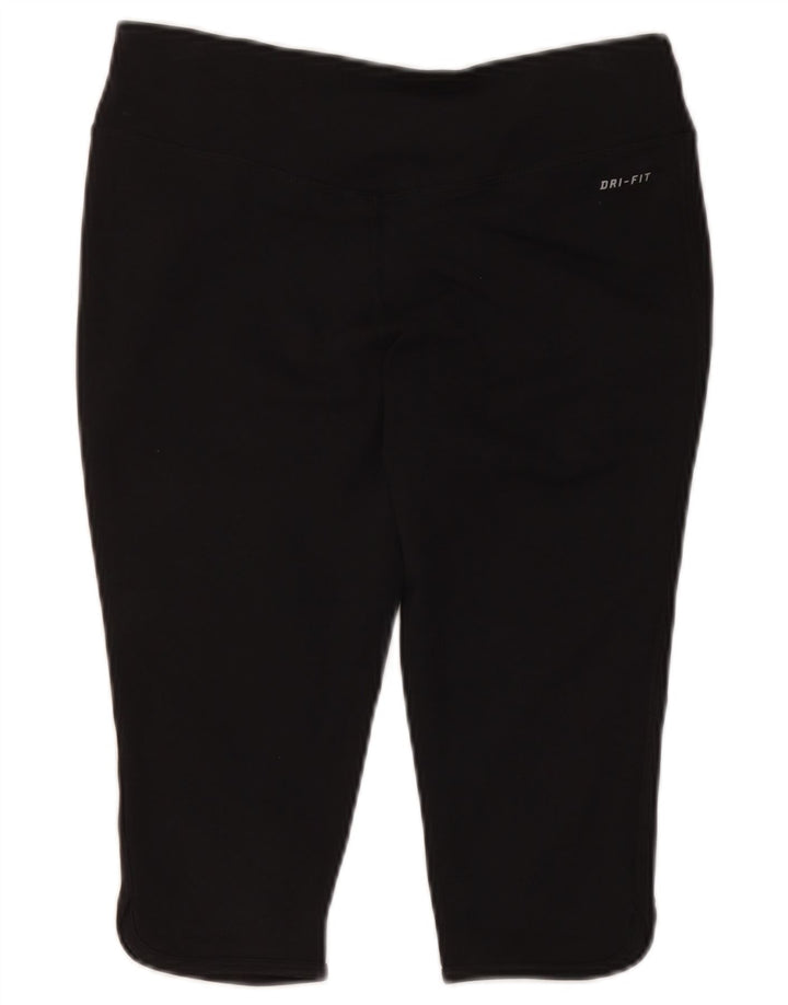 Damskie legginsy Nike Dri Fit Capri UK 12/14 Średnia czerń